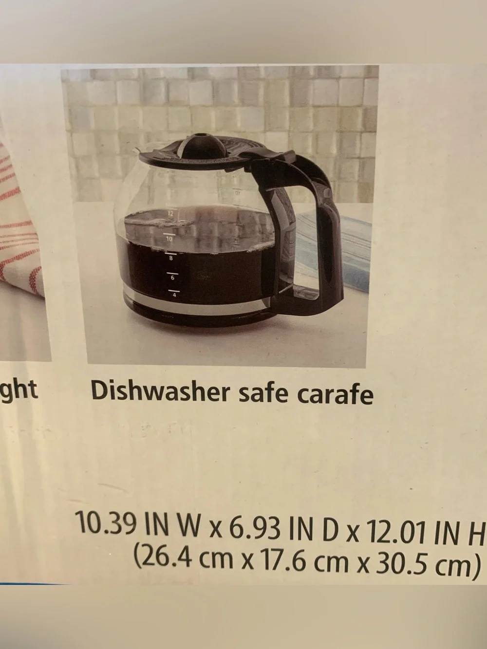 Mainstays Black 12-Cup Drip Coffee Maker W Carafe Auto Pause  Keep Warm Like New